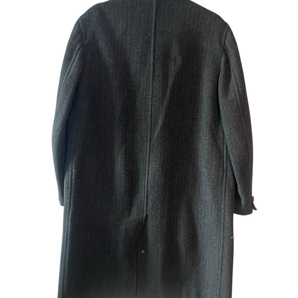 Vintage Burberrys Cusha Tweed Wool Trench Coat Rare England XX-Large - Picture 6 of 15